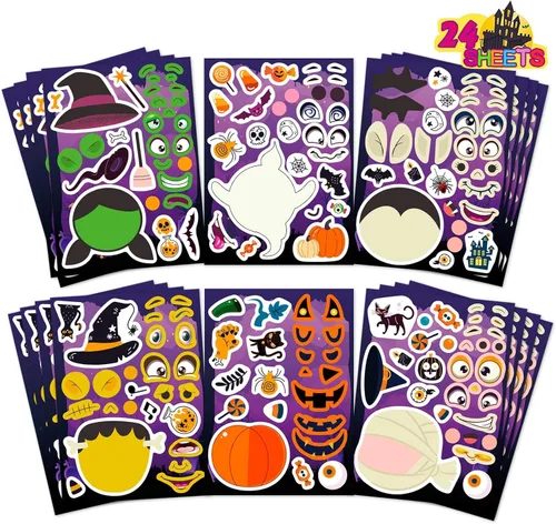 Vista 10 de 4th of July Independence Day Make-a-face Stickers Patriotic Crafts Stickers for Kids, Make Your Own Sticker, Fourth of July American