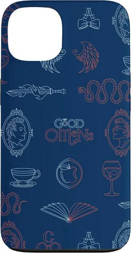 Vista 7 de iPhone 16 Good Omens - Funda Símbolos