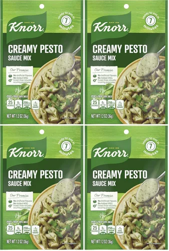 Vista 12 de Knorr - Mezcla de salsa cremosa de pesto para pasta, 1.2 onzas, 1 paquete