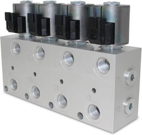 Vista 5 de Summit Hydraulics Kit multiplicador hidráulico, válvula selectora de 4 circuitos incluyendo acopladores y control de caja de interruptores