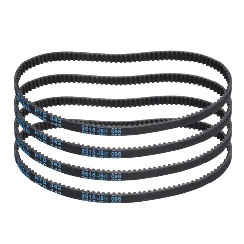 Vista 117 de uxcell 4 piezas HTD-3M Correa de Distribución de Goma 48 Dientes, Longitud de Paso 144mm x Ancho 6mm x Altura 2.4mm, Correa de Polea de Distribución