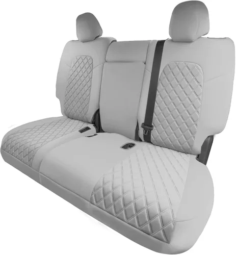 Vista 14 de FH Group Fundas de asiento de automóvil de ajuste personalizado hechas específicamente para Tesla Model Y Ultraflex 2020-2025, fundas de asiento