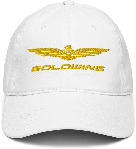 Vista 2 de Honda Gorro de béisbol ajustable con logotipo de Goldwing, Azul marino