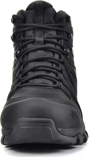 Vista 3 de XPETI -FORCE Botas tácticas medias, botas militares ligeras Negro