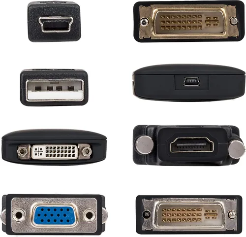 Vista 3 de STEREN Adaptador USB a HDMI/VGA/DVI