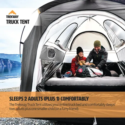 Vista 8 de Offroading - Tienda de campaña para caja de camioneta, longitud de 6.5 pies de caja