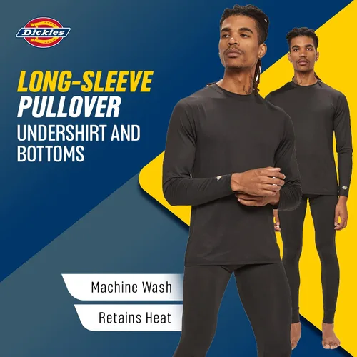Vista 3 de Dickies Conjunto de ropa interior de 2 piezas para hombre con capa base para clima frío