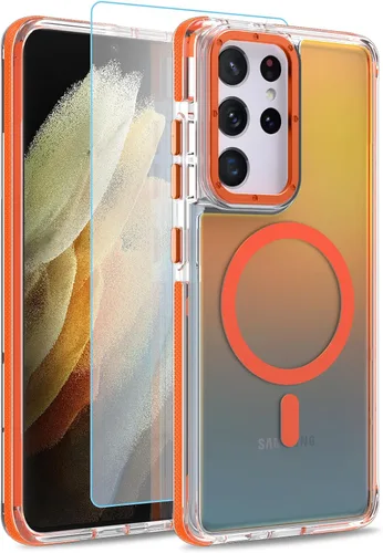 Vista 258 de Funda magnética para Google Pixel 10 Pro XL [compatible con Magsafe] [bonito diseño fluorescente de moda] a prueba de golpes, delgada, translúcida