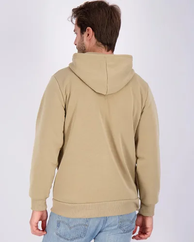 Vista 3 de Paquete de 3 sudadera con capucha de manga larga y cremallera completa para hombre, chaqueta atlética (disponible en tallas grandes y altas)