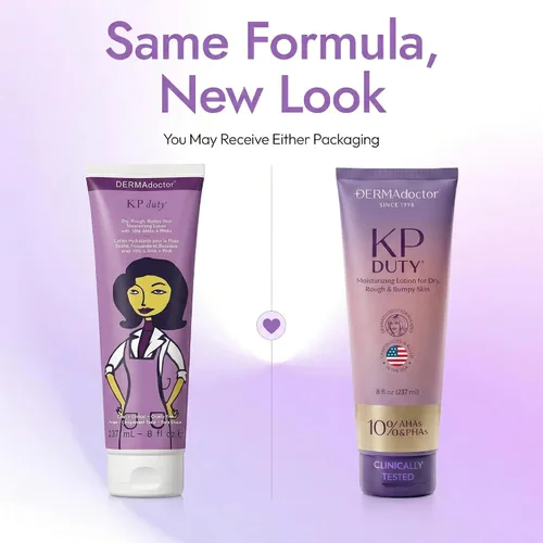 Vista 2 de DERMAdoctor KP Bump Eraser Keratosis Pilaris Loción – Crema KP suave para brazos y cuerpo completo Loción para la piel áspera y con baches