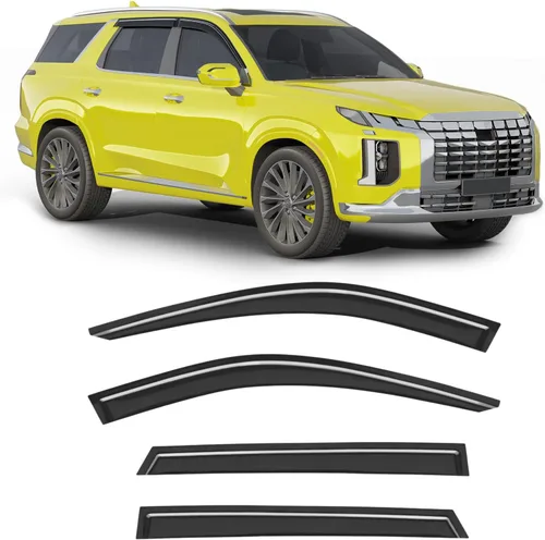 Vista 37 de Protector de lluvia extra grueso para Ford F150 2004-2014 Extended Cab/SuperCab protectores de lluvia con cinta adhesiva lateral de camioneta