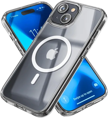 Vista 8 de ENCASED Funda de privacidad, diseñada para iPhone 15 (2023), funda transparente delgada con protector de pantalla antiespía, vidrio templado 9H