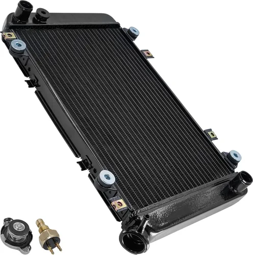 Vista 5 de Caltric Radiador delantero con sensor compatible con Kawasaki KAF950 Mule 3010 Diesel 4X4 2003 2004 2005 2006 2007
