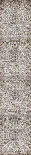 Vista 18 de Sofia, alfombra clásica de diseño abstracto, Polipropileno, Gris oscuro Gris/gris (Dark Gray/Gray)