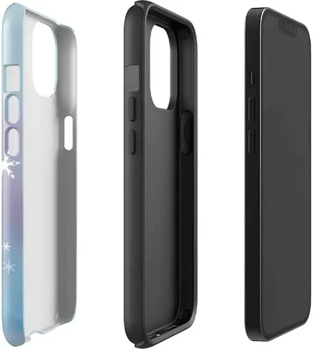 Vista 3 de Skinit Impact - Funda compatible con iPhone 15 Plus, diseño de retrato de Anna de Disney con licencia