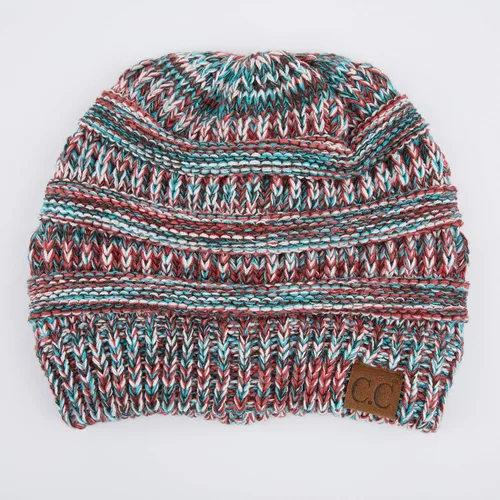 Vista 67 de C.C Trendy Warm Chunky Soft Stretch Cable Knit Beanie