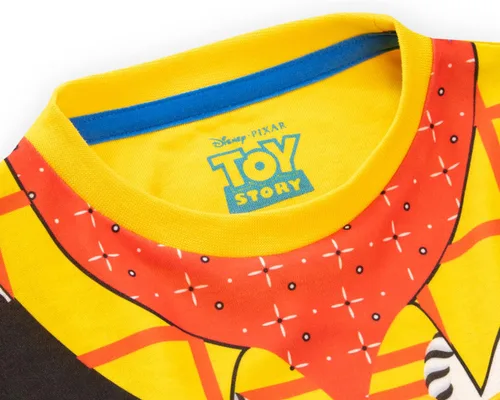 Vista 8 de Disney Pijamas Buzz Lightyear & Woody Ropa de dormir para niños Paquete de 2 pijamas de manga larga para niños Pijamas para niños de Toy Story