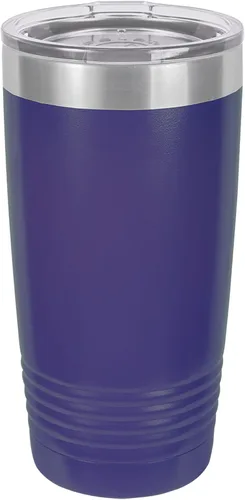 Vista 12 de Polar Camel Vaso aislado al vacío de acero inoxidable de 20 onzas (morado claro)