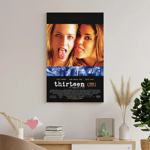 Vista 8 de Póster de 13 películas, arte de pared de los años 90, decoración estética para dormitorio, póster de impresiones de pintura decorativa, lienzo