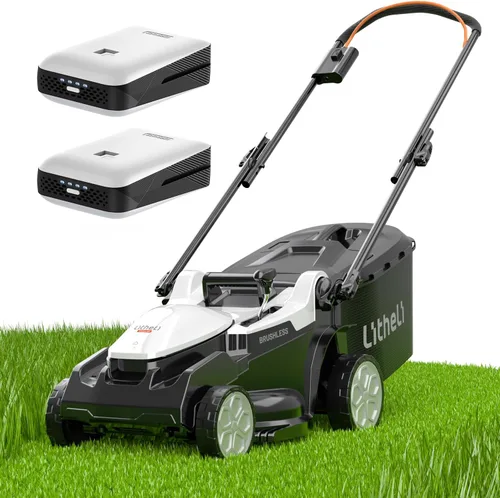 Vista 11 de Litheli Cortacésped inalámbrico de 13 pulgadas, U20 Handy+ 20V cortacésped eléctrico para jardín, patio y granja, ajuste de 5 alturas, peso ligero