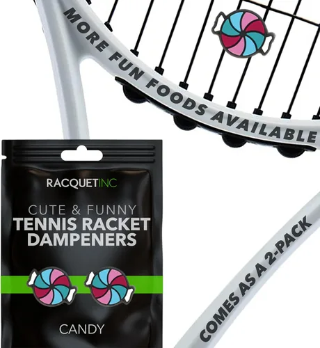 Vista 13 de Racquet Inc Regalos de Tenis - Amortiguadores de Vibración para Raqueta de Tenis - Absorbe Choques, Reduce la Vibración de las Cuerdas para Mejor