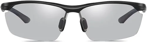 Vista 6 de Gafas de sol polarizadas fotocrómicas unisex para hombres y mujeres deportes pesca conductor gafas de sol de metal