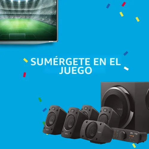Vista 11 de Sistema de altavoces de sonido envolvente Logitech Z906 5.1 - Certificado THX, Dolby Digital y DTS Digital - Negro