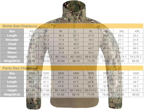 Vista 3 de Paintball Equipment Camisa táctica BDU Emerson G3 Combat Shirt Aor2