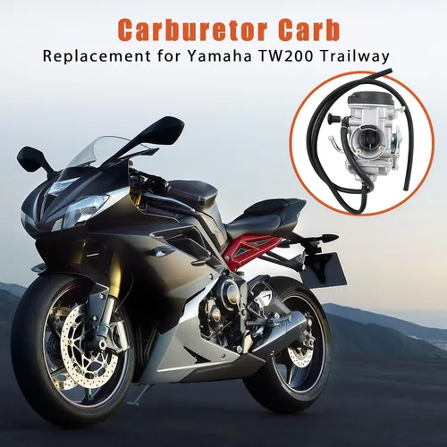 Vista 6 de labwork - Repuesto de carburador plateado para Yamaha TW200 TW 200 Trailway 2001-2017