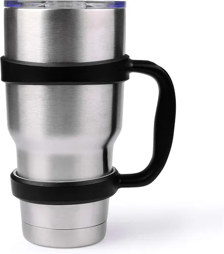 Vista 3 de STRATA CUPS Asa para Vaso de 30 onzas - Disponible para Vaso YETI de 30 onzas, OZARK TRAIL, Rambler - Libre de BPA (Negro)