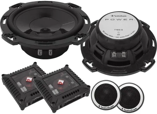 Vista 10 de Rockford Fosgate Sistema de altavoces componentes de la serie T16-S Power de 6