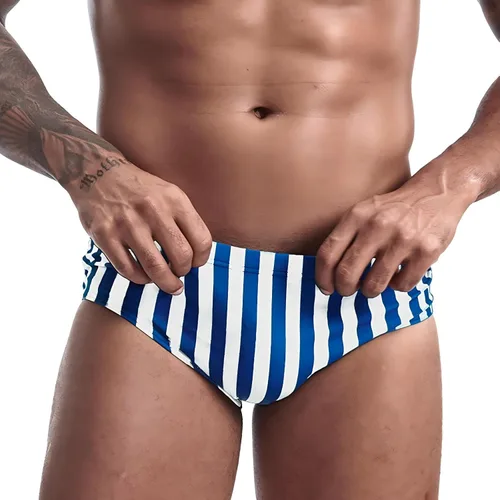 Vista 5 de AIMPACT Traje de baño de secado rápido de los hombres impresos con cordón