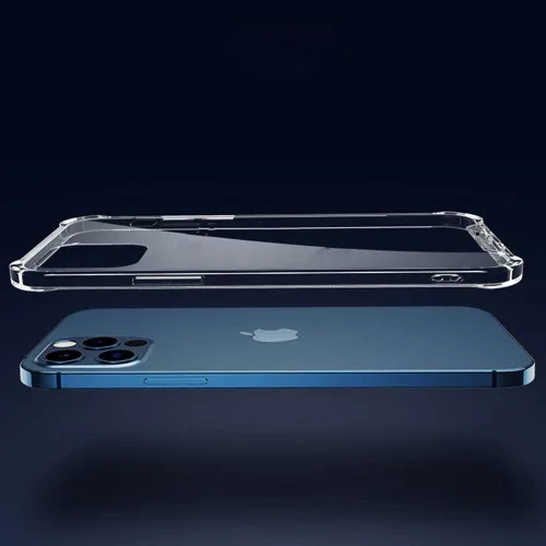 Vista 4 de Funda Transparente de Cristal con Nombre Personalizado e Inicial, Compatible con iPhone 16 Pro Max 15 Plus 14 13 12 11 Xs Max XR 8 7 6 Plus 11 Mini