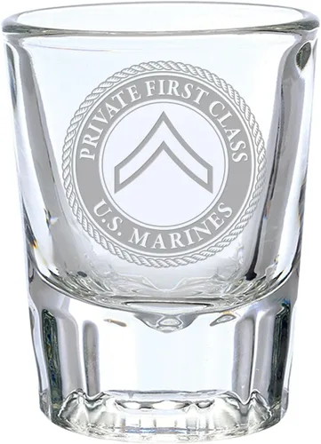 Vista 14 de 7.62 Design U.S. Marine Corps 1st Teniente Deep Grabado 1.5 oz. Vaso de chupito