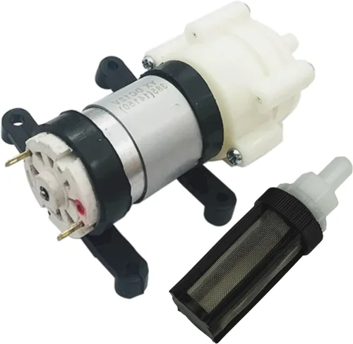 Vista 8 de CONQUERALL DC 12V 385 Bomba autocebante de diafragma Accesorios de té resistentes a altas temperaturas para pecera, dispensador de agua