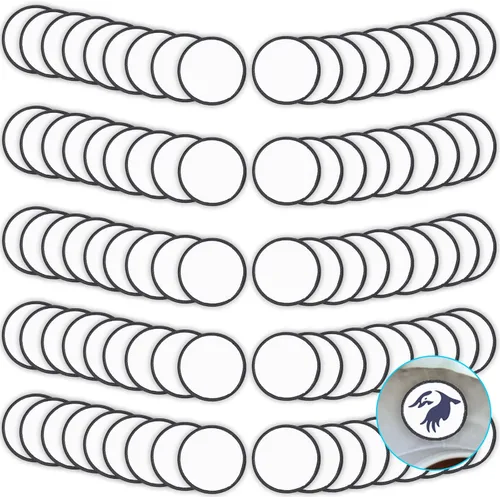 Vista 11 de 15 piezas de parches de sublimación - Parches en blanco para planchar para manualidades DIY, sombreros, gorras, mochilas, uniformes