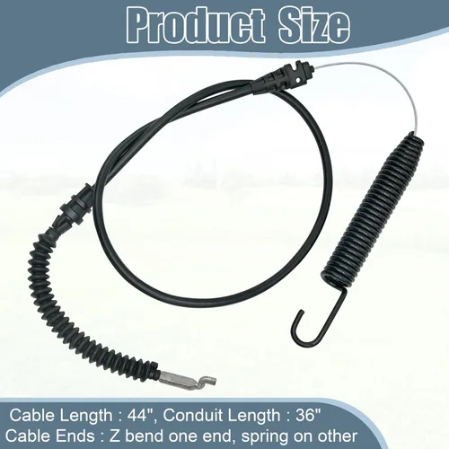 Vista 3 de 946-04802A PTO Cable Rider 746-04802A Se adapta a MTD Troy-Bilt Cub-Cadet Craftsman Cortacésped