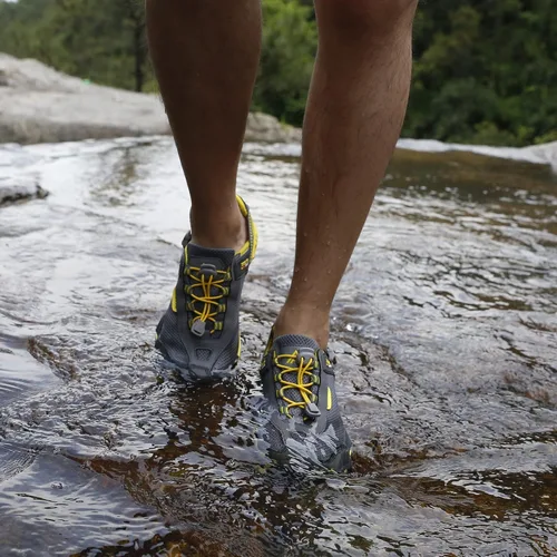 Vista 7 de HUMTTO Zapatos de agua anfibios para hombre, sandalias de senderismo al aire libre para hombre, sandalias de verano antideslizantes de secado