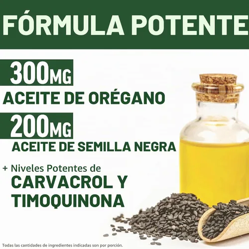 Vista 3 de Force Factor Aceite de Orégano con Aceite de Semilla Negra