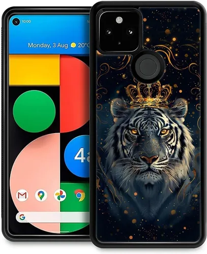 Vista 161 de Compatible con Google Pixel 4A 5G Mobile Case Creative Acrylic Panel trasero Silicona Protección Grip especialmente diseñado para Google Pixel 4A 5G