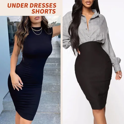 Vista 6 de AMRIY Fajas moldeadoras para mujer, control de abdomen, cintura alta, moldeadoras de cuerpo, pantalones cortos con levantamiento de glúteos, faja
