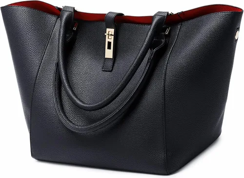 Vista 28 de sqlp Bolso de mano grande de trabajo para mujer, bolsos de diseñador grandes