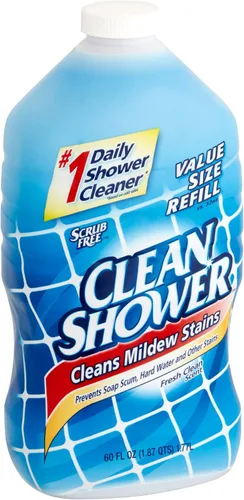 Vista 2 de Paquete de 6 – Recambio de limpiador de ducha diario Clean Shower, 60 onzas líquidas