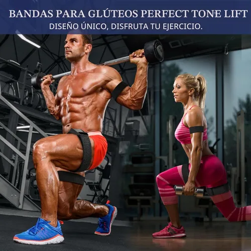 Vista 7 de Booty Bands, Blood Flow Restriction Bands for Women/Men, Adjustable BFR Training Bands for Glutes & Hip Building, Occlusion Resistance Bands