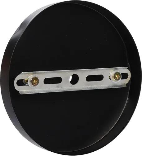 Vista 3 de Kit de luces para techo de techo, placa de techo negra de 6 pulgadas, accesorios de luz colgante + 5 conectores negros para alivio de tensión