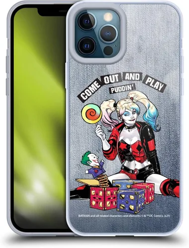 Vista 84 de Head Case Designs Funda de gel suave con licencia oficial de Batman DC Comics Bubblegum Harley Quinn Graphics compatible con Apple iPhone 7