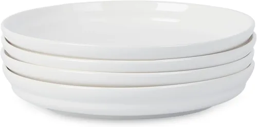 Vista 6 de Stone Lain Virtuo - Juego de platos llanos de porcelana (4 piezas), color blanco