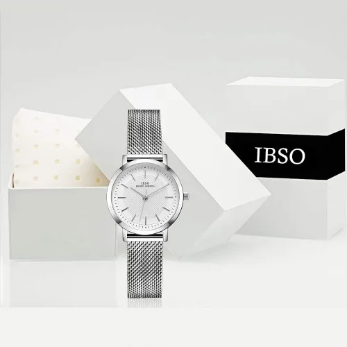 Vista 9 de Reloj de pulsera para mujer con correa de acero inoxidable, de cuarzo, a prueba de agua