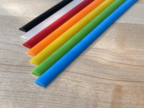 Vista 6 de JounJip Varillas de soldadura de plástico LDPE (7 colores) – Varillas planas de polietileno de baja densidad para reparación de kayak, canoa, tanque