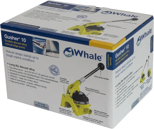 Vista 6 de Whale Gusher 10 Mk3 Bomba de sentina manual - hasta 17 GPM caudal - para barcos de más de 40 pies